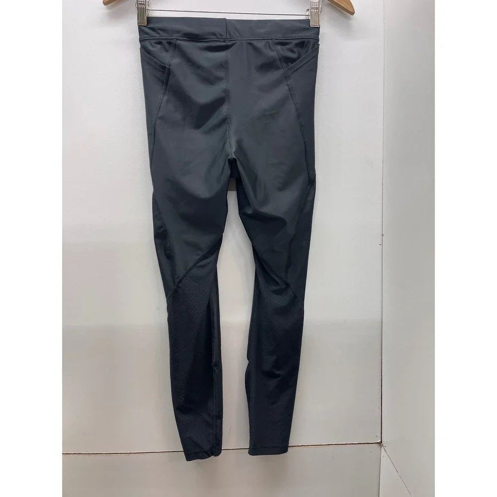 Nike Pro Dri-FIT Womens Small Black Mesh Panel Athletic Leggings Tights 0627008